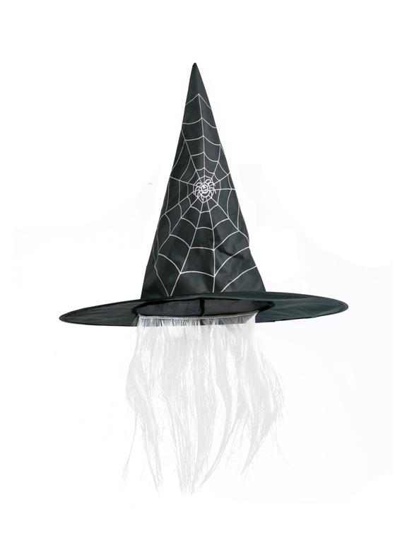 Kapelusz czarownicy z włosami