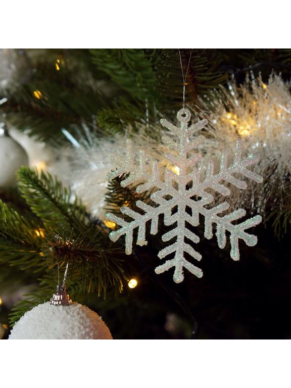 Śnieżynki akrylowe (6 szt.)