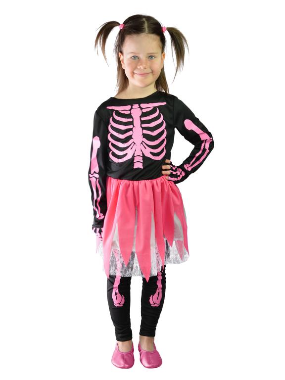 Strój dziecięcy - Szkieletka - rozmiar L