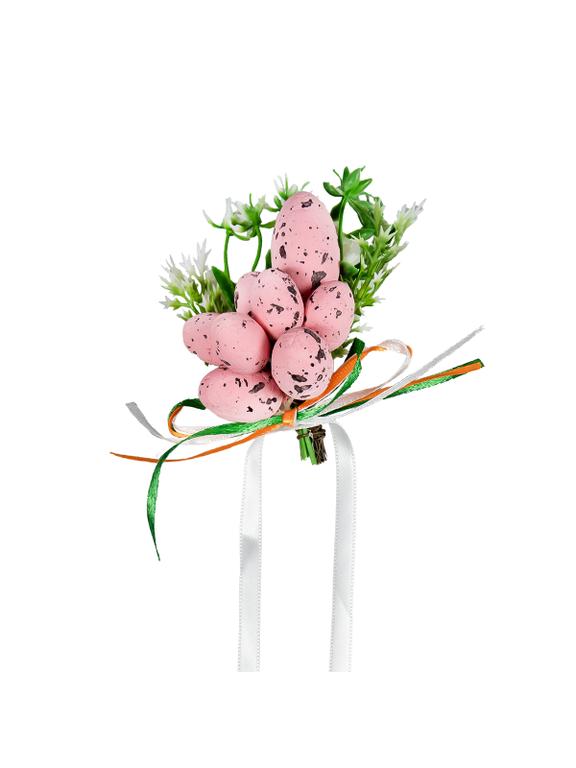 Dekoracja koszyczka wielkanocnego