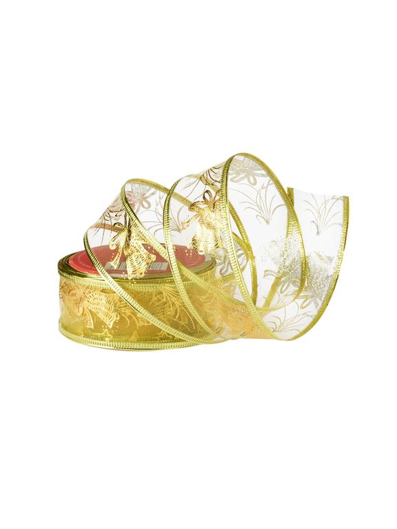 Taśma dekoracyjna na szpuli złota