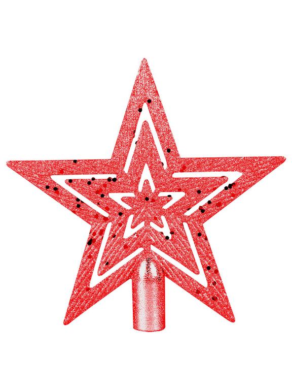 Szpic choinkowy - gwiazda czerwona