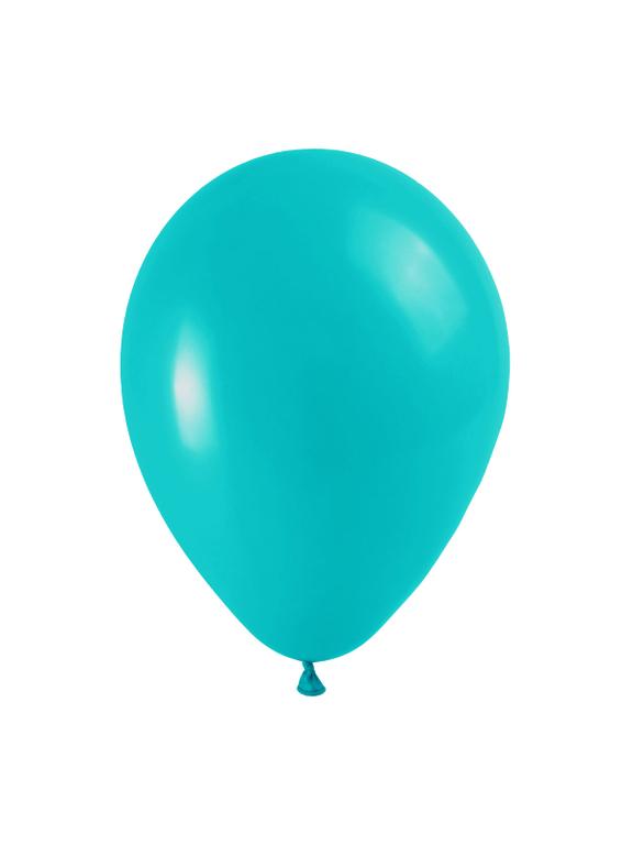 Balony pastelowe 10'' turkusowe nr 034 (100 szt.)
