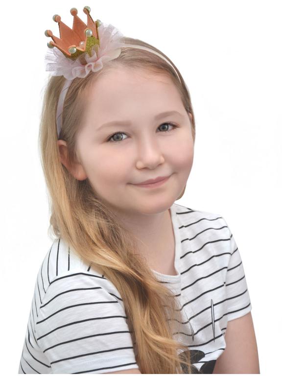 Koronetka księżniczki na opasce