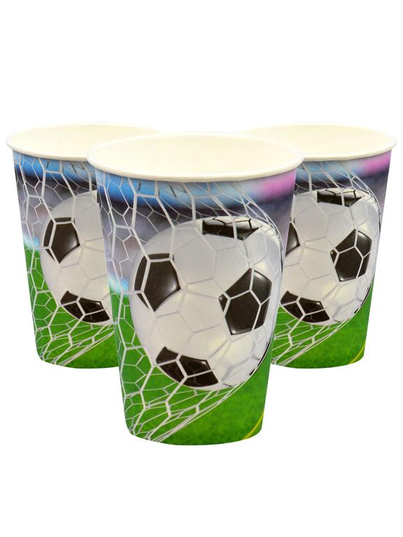 Kubki papierowe - Gol! (8 szt.)