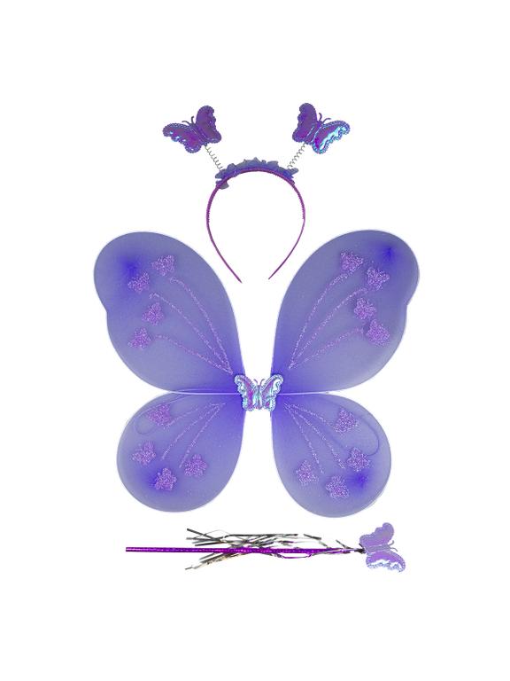 Zestaw motylka (skrzydełka, opaska, różdżka)