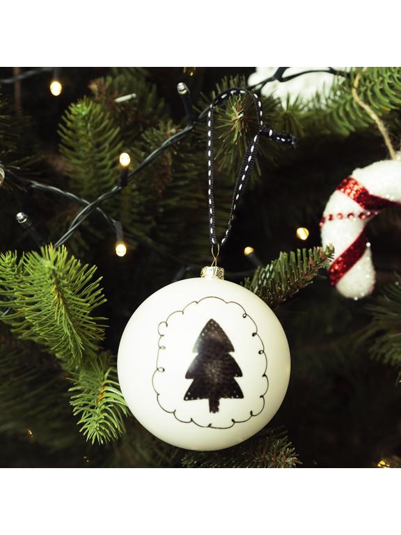 Bombka Black and White