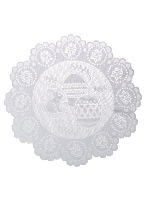 Serwetka na koszyczek z ażurowym wzorem