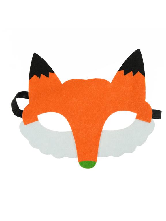 Filcowa maska zwierzątka - lis