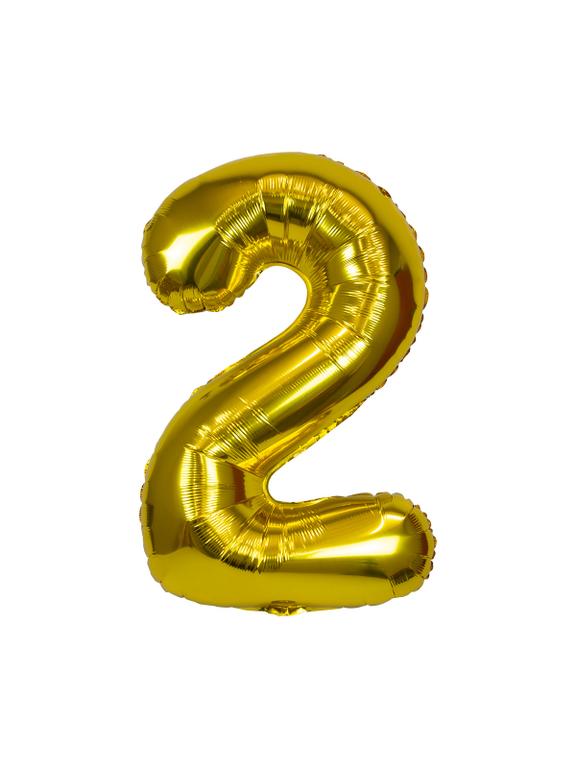 Balon foliowy cyferka nr 2