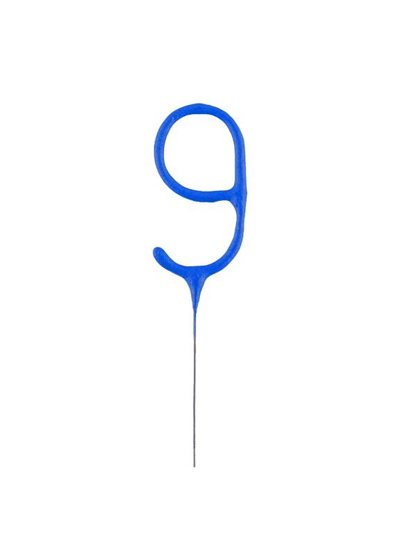 Zimne ognie cyferka nr 9