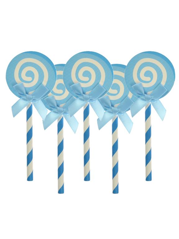 Dekoracja ciasta - lizaki (5 szt.)