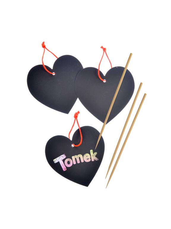 Serduszka zawieszki - zdrapka (3 szt.)