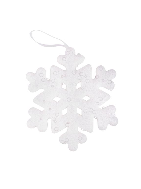 Lśniąca śnieżynka 15 cm