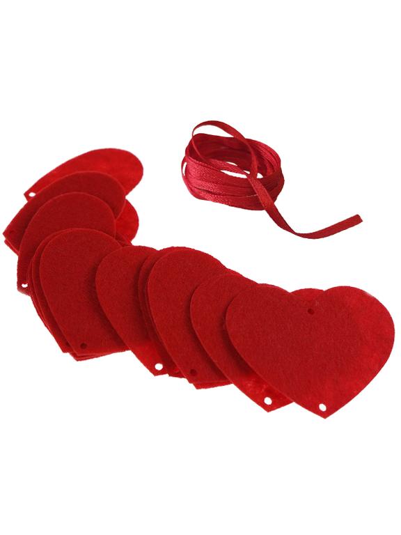 Girlanda pionowa z serduszek 2 m