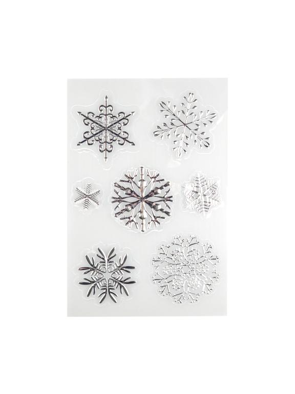 Płatki śniegu - naklejki