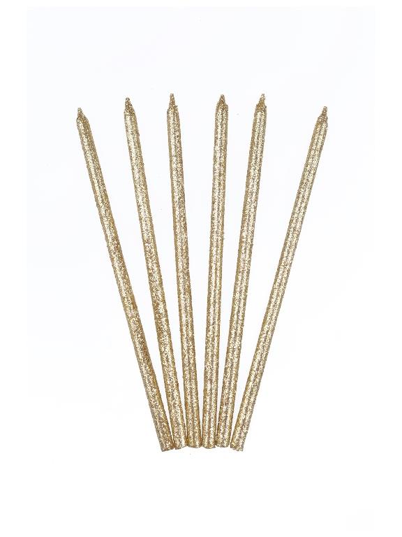 Świeczki party dekoracyjne (6 szt.)