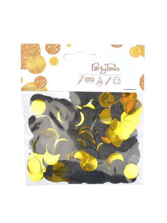 Konfetti - Celebrate! złoto-czarne
