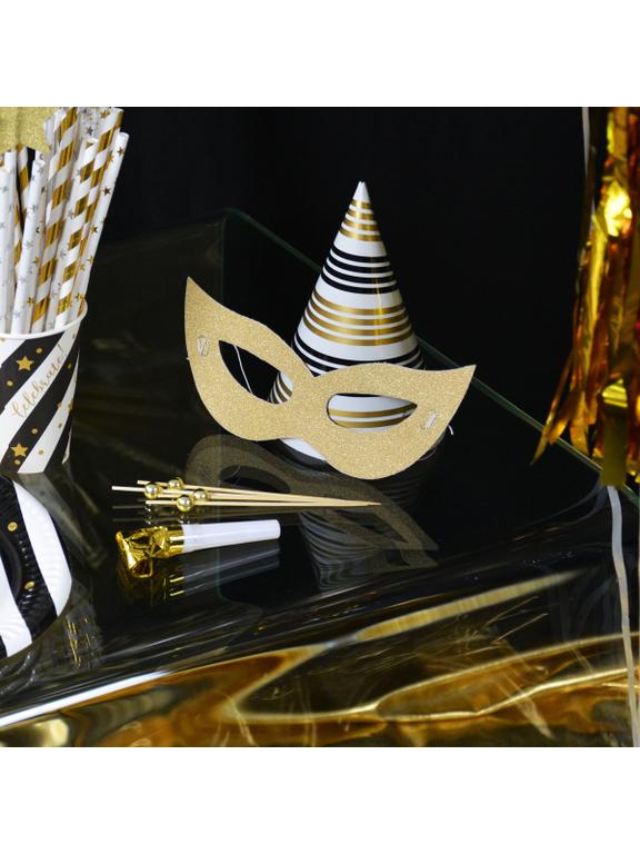 Maski brokatowe - Celebrate! (6 szt.)