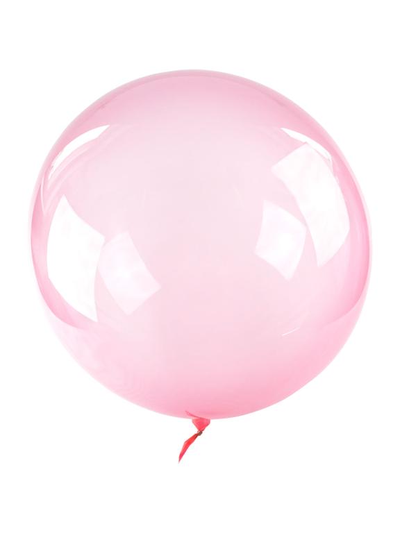 Balon Bubble różowy