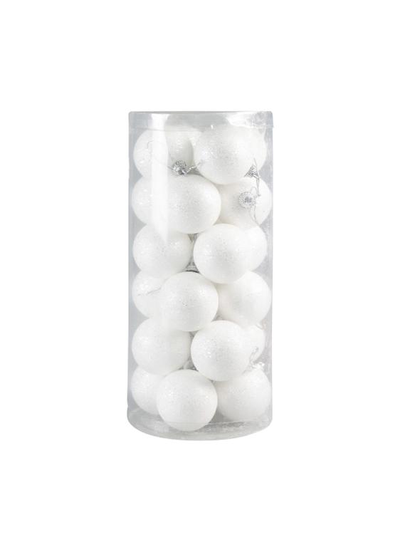 Zestaw lśniących bombek (24 szt.)
