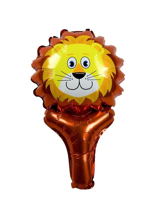 Balon foliowy zwierzątko z uchwytem - lew