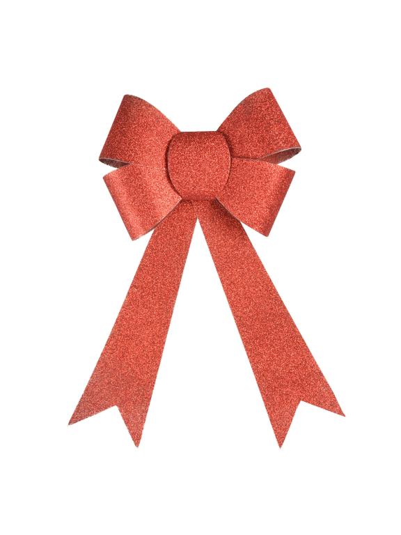 Kokarda brokatowa duża czerwona