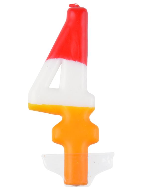 Świeczka cyferka - kolor nr 4