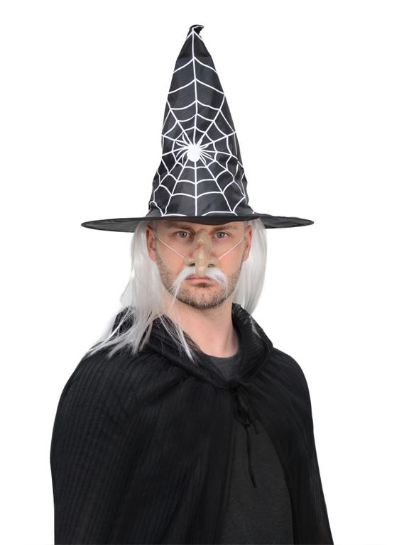 Kapelusz czarownicy z włosami