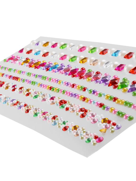 Samoprzylepne kryształki dekoracyjne - duże