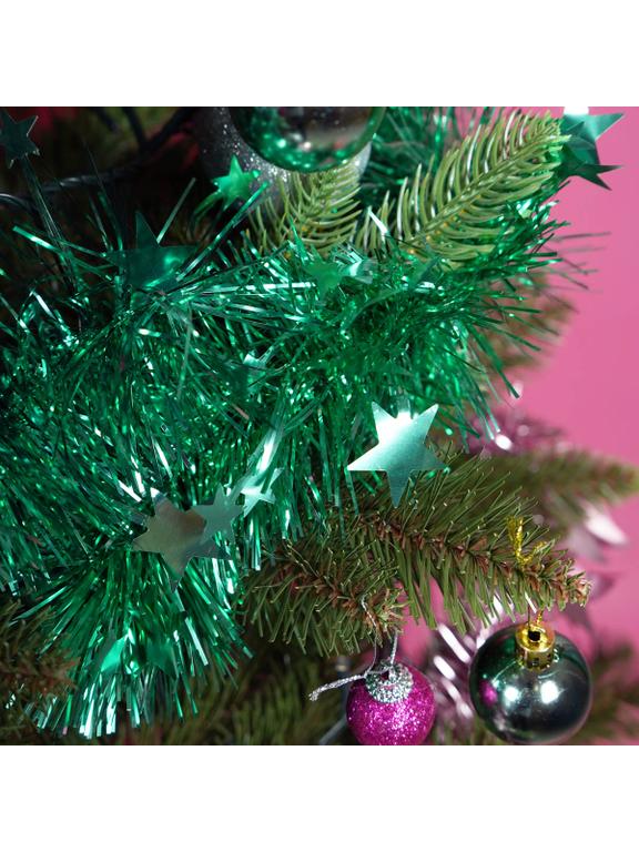 Łańcuch dekoracyjny - gwiazdki miętowy