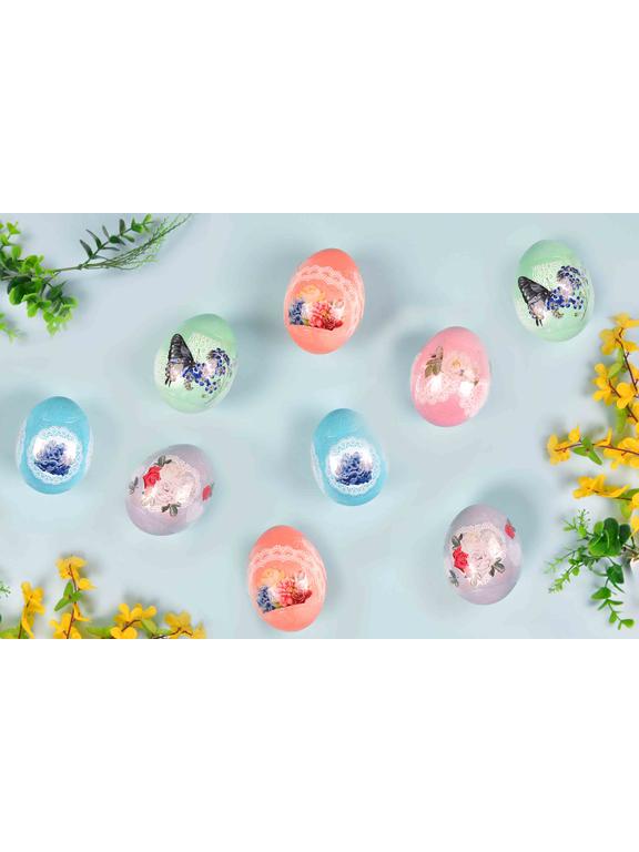 Owijki termokurczliwe "koronkowe" z motywem (9 szt.)