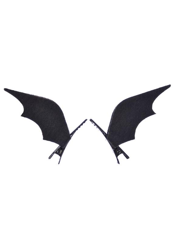 Skrzydła nietoperza - spinki (2 szt.)