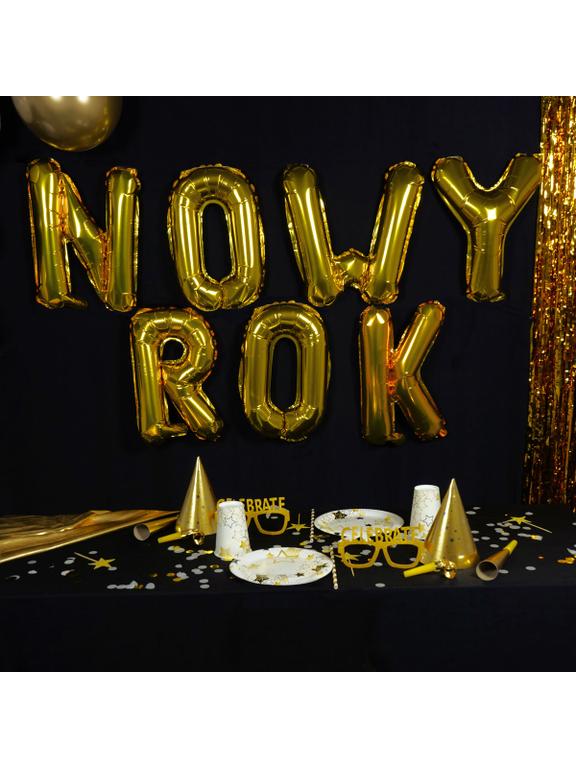 Nowy Rok - zestaw balonów foliowych