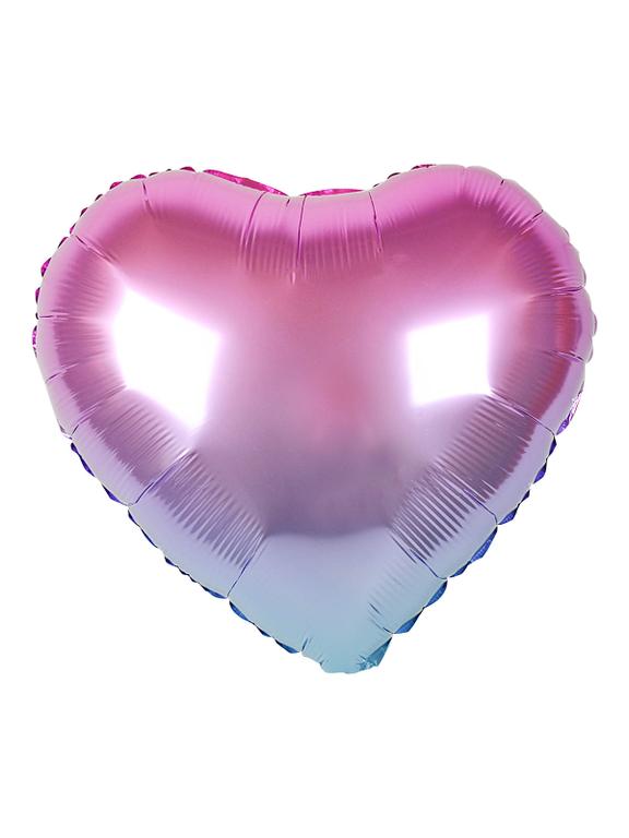 Balon foliowy ombre - serce