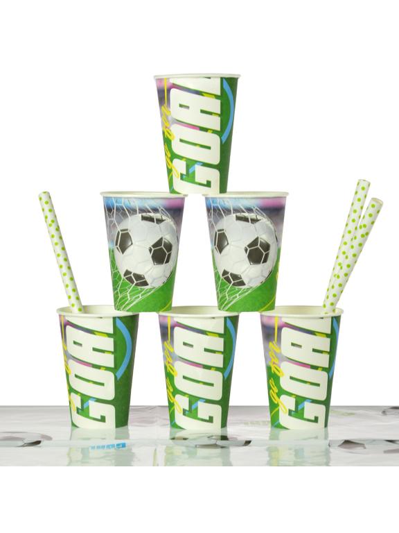 Kubki papierowe - Gol! (8 szt.)