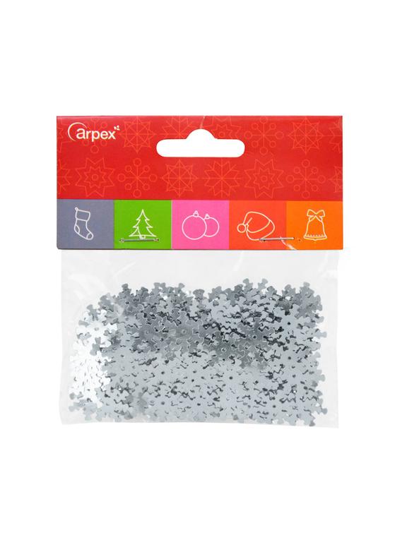 Konfetti gwiazdki srebrne