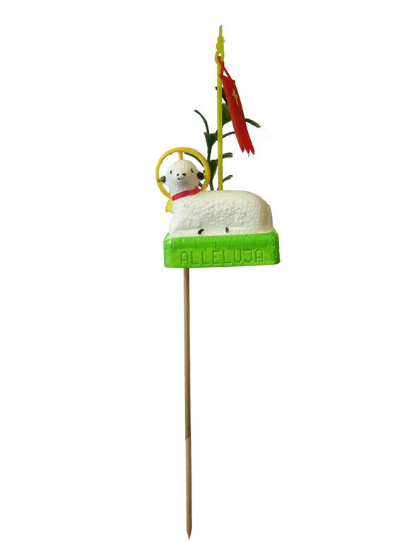 Baranek wielkanocny na piku