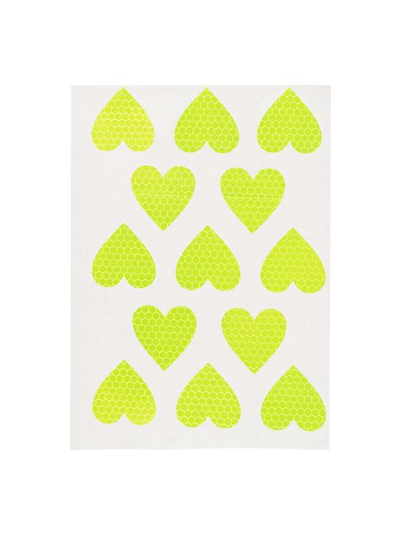 Naklejki odblaskowe serca