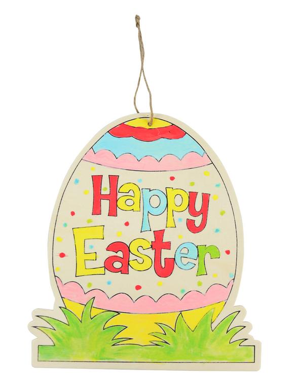 Drewniana ozdoba zrób to sam jajko