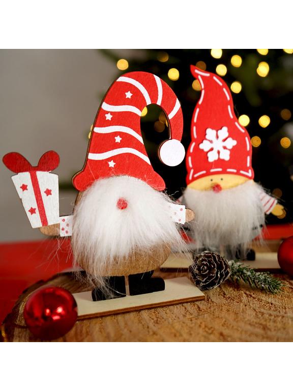 Drewniana dekoracja - skrzat