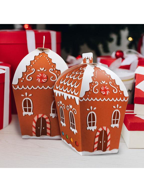 Papierowe domki na upominki (3 szt.)